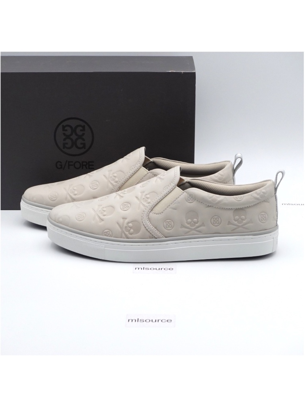 NEW Size 13 Men's G/FORE Slip-On Disruptor Embossed Leather Sneakers